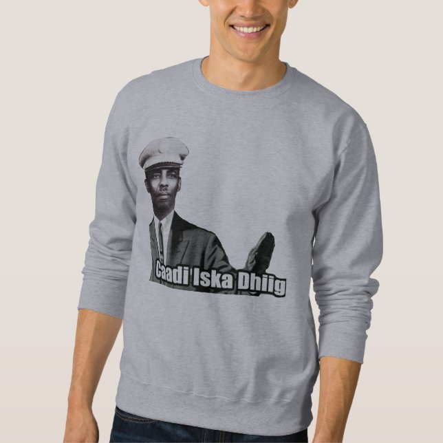 Sweatshirt Siad Barre Caadi Iska Dhiig (Devant)