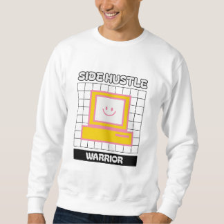 Sweatshirt Side Hustle Warrior Retro Tech
