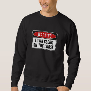 Sweatshirt Signal D'Avertissement - Commis De Ville Sur Le Tr
