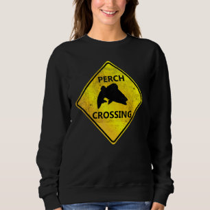 Sweatshirt Signal d'avertissement de passage de basse pêche à