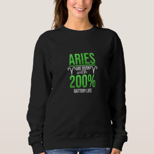 Sweatshirt Signe Aries Zodiac Faits Anniversaire Astrologie H