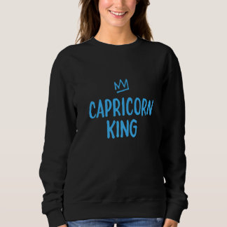 Sweatshirt Signe astrologique du zodiaque Horoscope Roi Capri