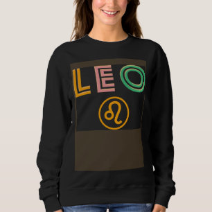 Sweatshirt Signe du zodiaque LÉO Horoscope Vintage Classiqu