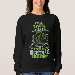 Sweatshirt SIGNE Zodiaque Im A Pisces Graphique