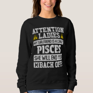 Sweatshirt SIGNE Zodiaque Pisces Girlfriend Graphique