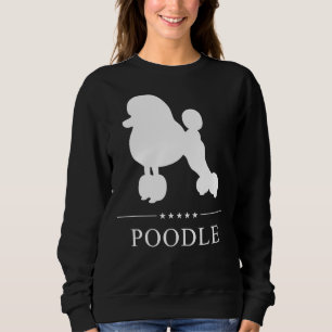 Sweatshirt Silhouette blanche de caniche