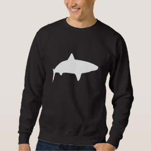 Sweatshirt Silhouette de requin de tigre