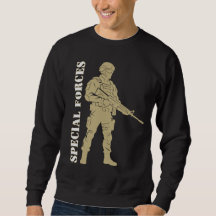 Silhouette d'opérateur d'élite vétéran des forces