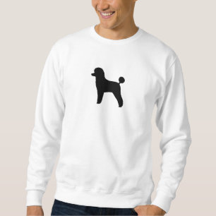 Sweatshirt Silhouette du caniche à jouet noir  Race de chien