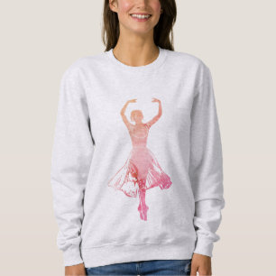 Sweatshirt Silhouette gracieuse et poétique de ballerine