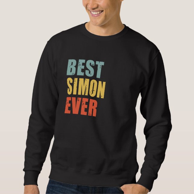 Sweatshirt Simon Best Ever Simon (Devant)