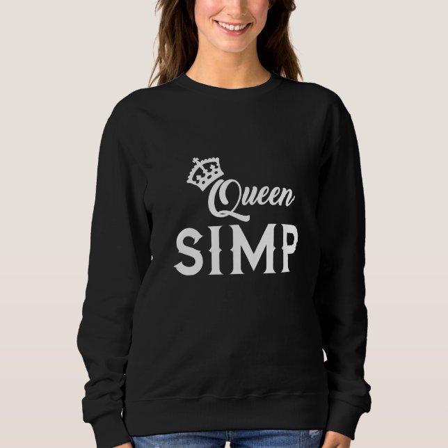 Sweatshirt Simp Sarcastic Egamer & Egirl Internet meme Nation (Devant)