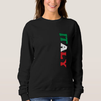 Sweatshirt Simple moderne Italie National Drapeau Vêtements