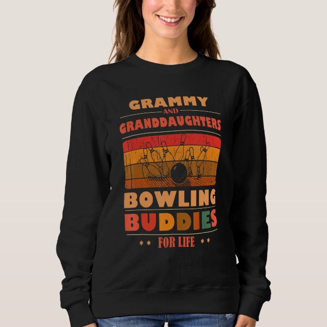 Sweatshirt Sincere Granddaughters GRAMMY Buddies For Life Bow (Devant)