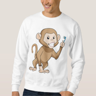 Sweatshirt Singe avec brosse à dents