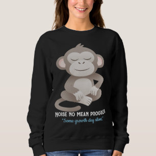 Sweatshirt Singe Confiant – Chemise de Style de Vie Minimalis