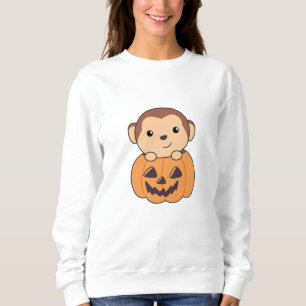 Sweatshirt Singe En Citrouille Orange Koalas Halloween Singes
