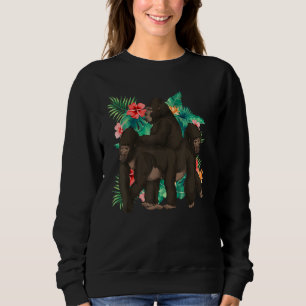Sweatshirt Singe Grand Singe Animal Tropical Forêt Tropicale