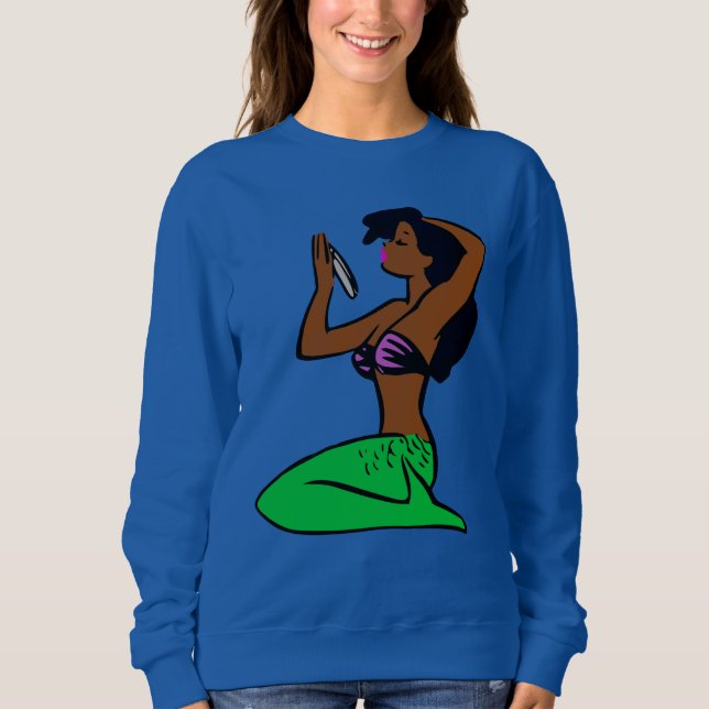 Sweatshirt sirène vintage africaine (Devant)