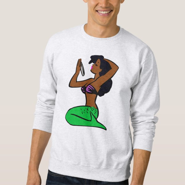 Sweatshirt sirène vintage africaine (Devant)