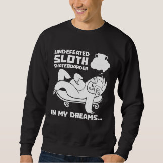 Sweatshirt Skater Skateboarding Skateboarder Skateboard Sloth