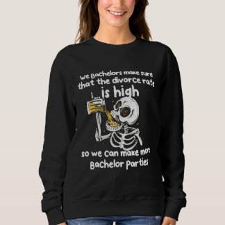 Sweatshirt Skeleton Bachelors Parties