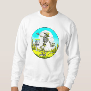 Sweatshirt Skeleton Disque Golf