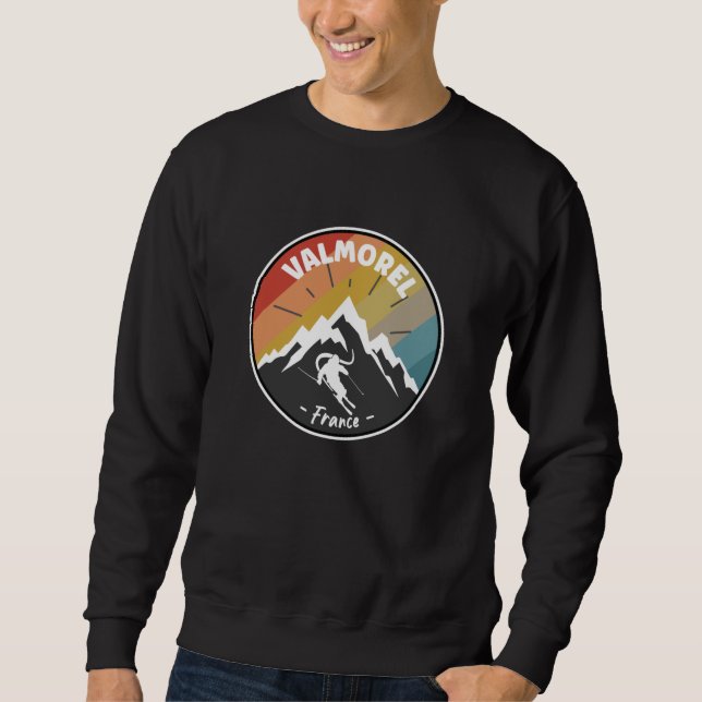 Sweatshirt Ski En France Valmorel (Devant)