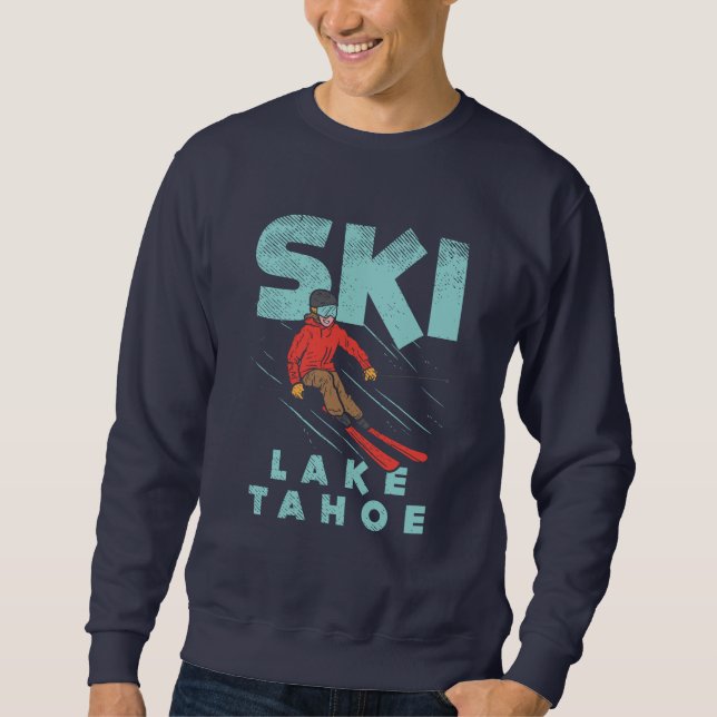 Sweatshirt Ski Lake Tahoe (Devant)