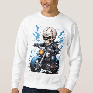 Sweatshirt Skull Biker