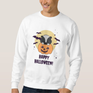 Sweatshirt Skunk Pumpkin Cute Skunks Happy Halloween