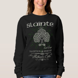 Sweatshirt Sláinte Nœud Celtique Arbre de Vie Fête de la Sain