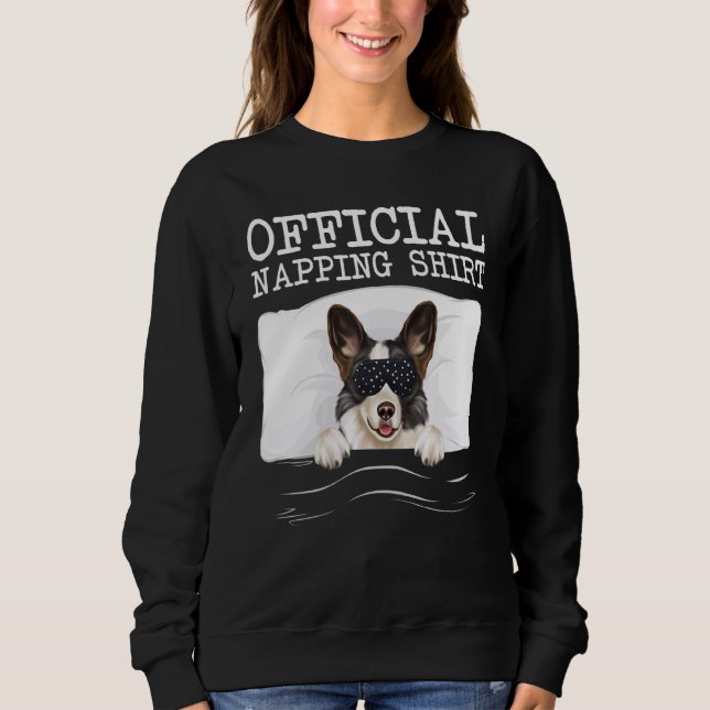 Sweatshirt Sleep Mask Official Napping Cardigan Welsh Corgi S (Devant)