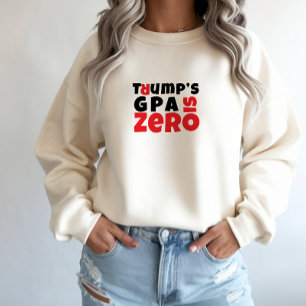 Sweatshirt slogan de protestation des étudiants anti-Trump ro