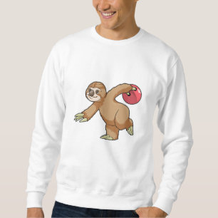 Sweatshirt Sloth at Bowling avec Bowling ball