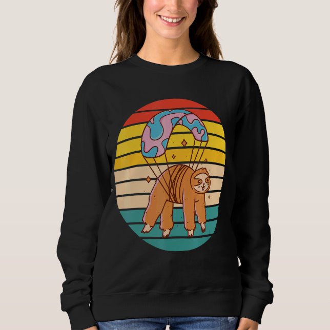 Sweatshirt Sloth Sky Diving (Devant)