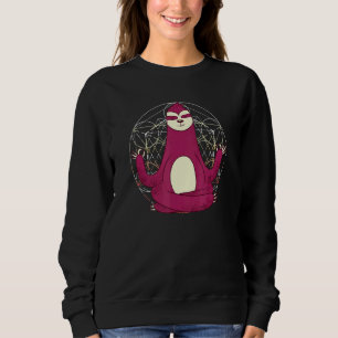 Sweatshirt Sloth Yoga I méditation Méditation Sports Yogafan