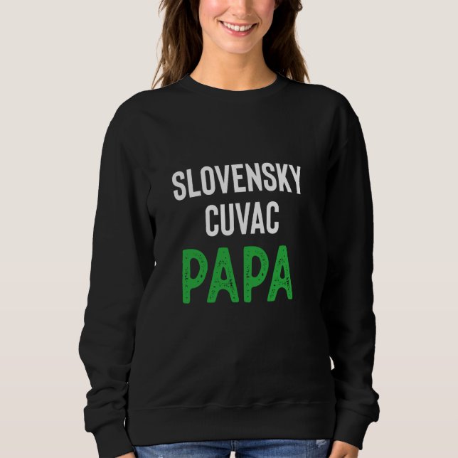 Sweatshirt Slovène Cuvac Papa (Devant)