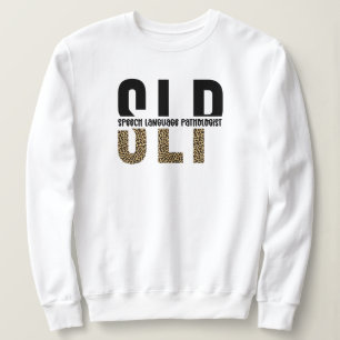 Sweatshirt SLP papier guépard orthophoniste cadeau