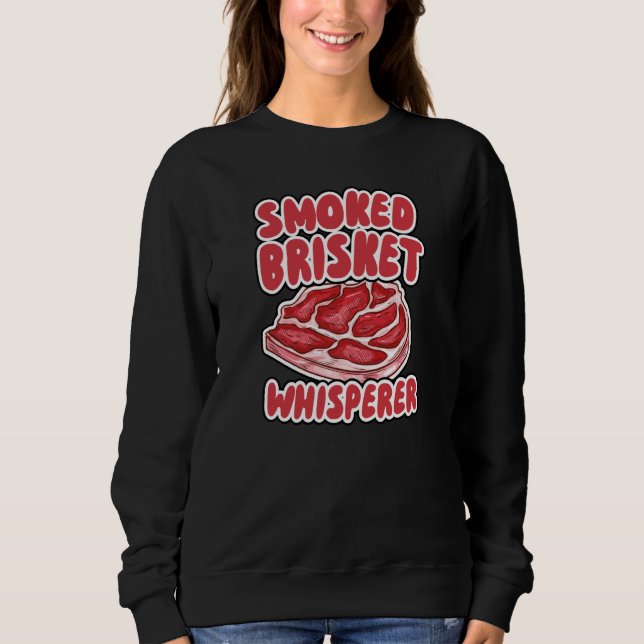 Sweatshirt Smoked Brisket Whisperer (Devant)