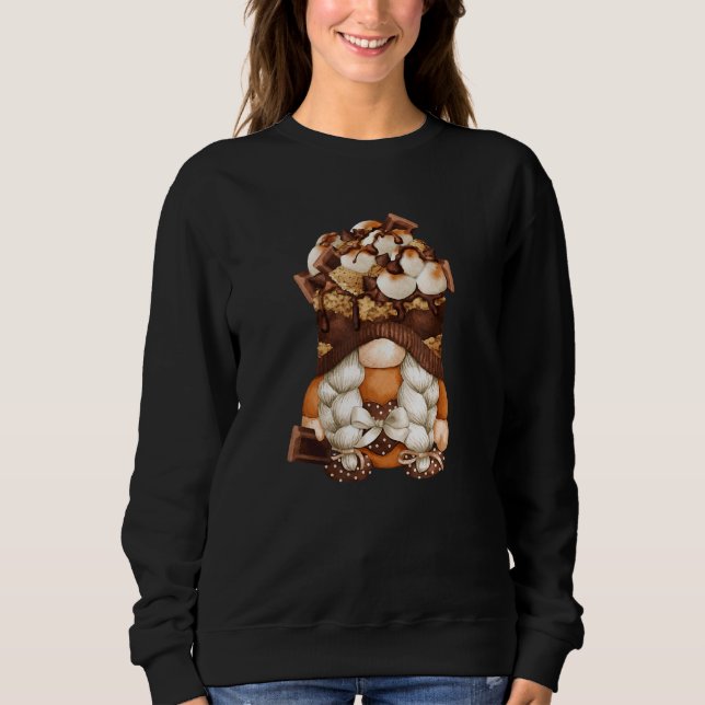 Sweatshirt Smore Gnome Pour Xmas Correspondant Couple & Campe (Devant)