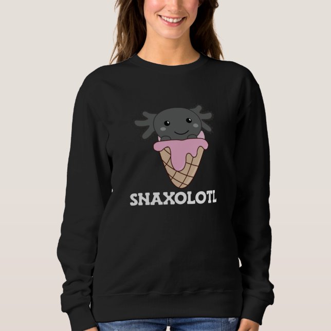 Sweatshirt Snaxolotl Axolotl Amateurs de doux animaux crème g (Devant)