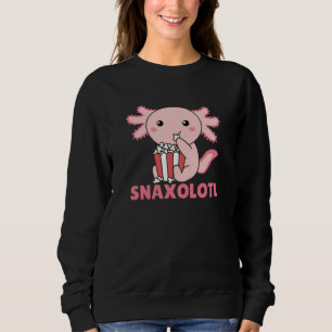 Sweatshirt Snaxolotl Axolotl Amateurs de doux animaux Popcorn