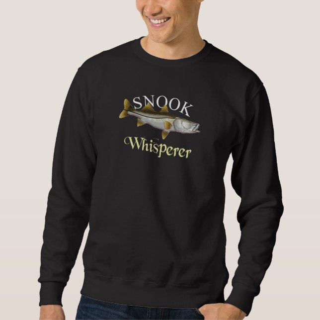 Sweatshirt Snook Whisperer Dark (Devant)