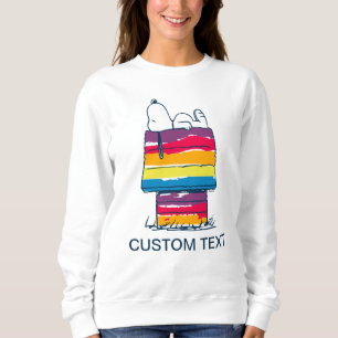 Sweatshirt Snoopy   Rainbow Dog House
