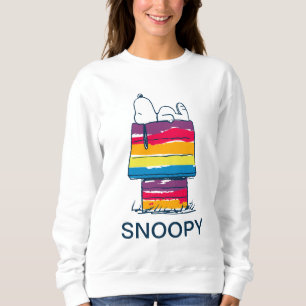 Sweatshirt Snoopy   Rainbow Dog House