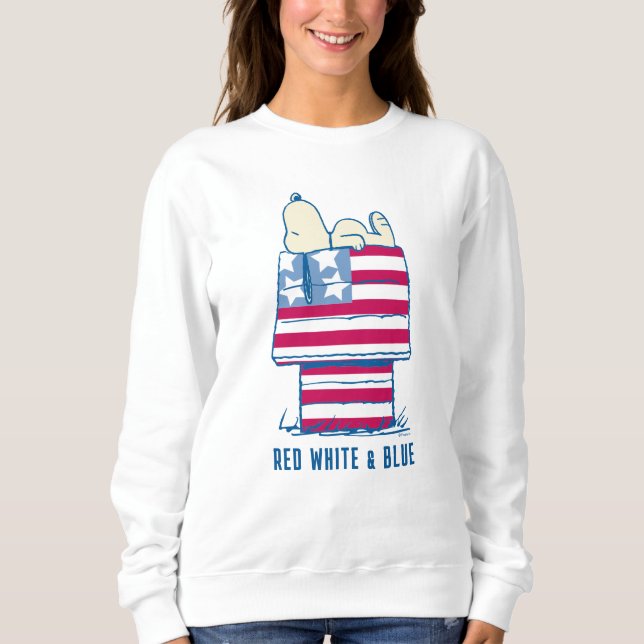 Sweatshirt Snoopy sur 4 juillet Dog House (Devant)