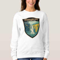 Snoqualmie Falls Washington Cascade Vintage