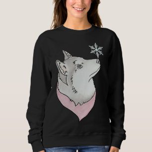 Sweatshirt Snowflake Husky