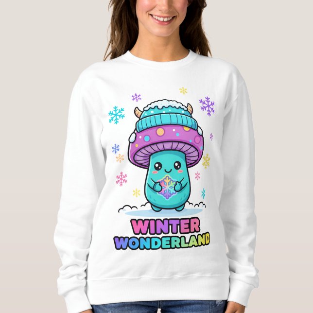 Sweatshirt Snowflake Monster Tee (Devant)